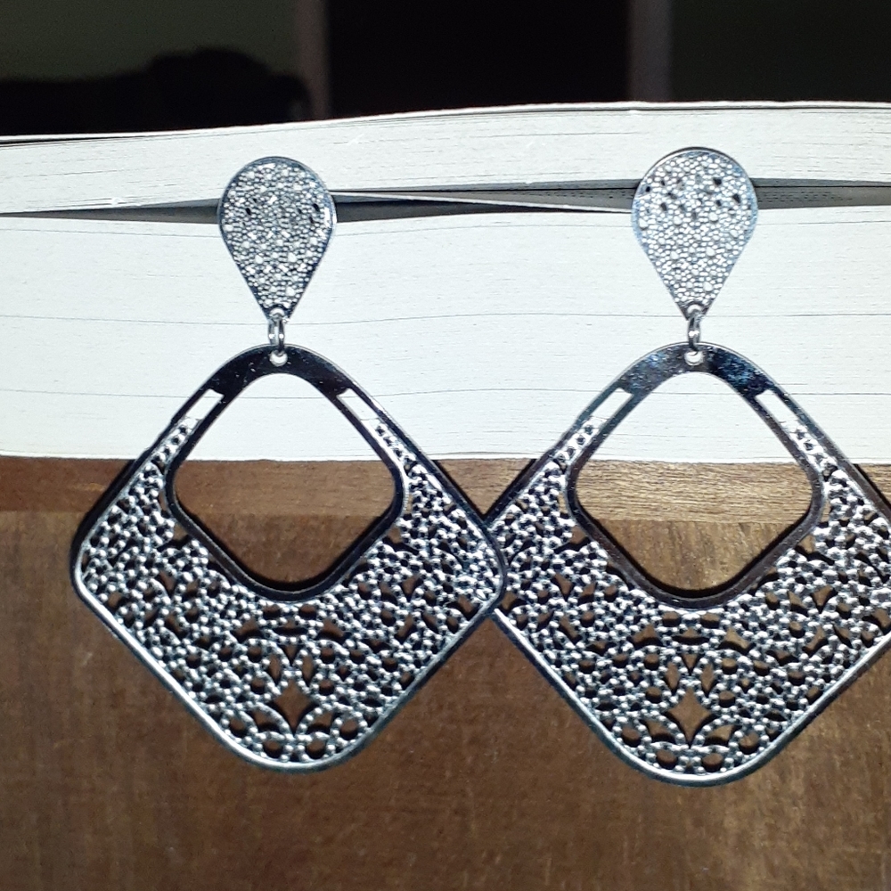 Stainless Steel Geometric Dangles